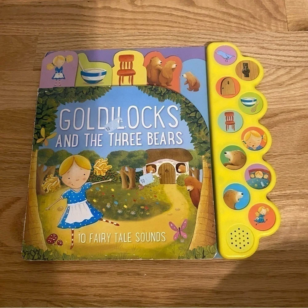 Goldie Locks and The Three Bears Hardcover Sounds Book Fairy Tale